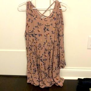 floral american eagle dress